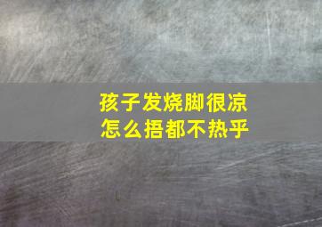 孩子发烧脚很凉 怎么捂都不热乎